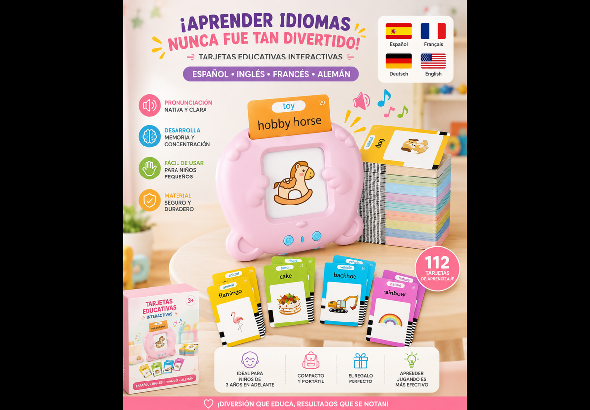 Tarjetas Flash Parlantes Multilingües